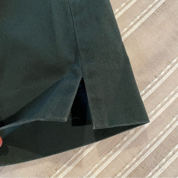 Lafayette 148 New York Hunter Green Flat Front Slacks Pants 4 - Picture 5 of 11